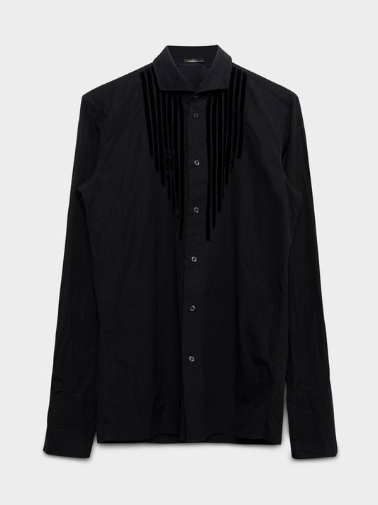 Velour Piping Shirt