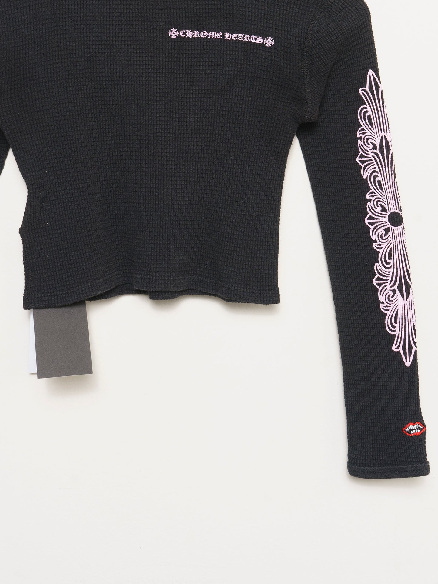 Pink on Black Thermal Shirt
