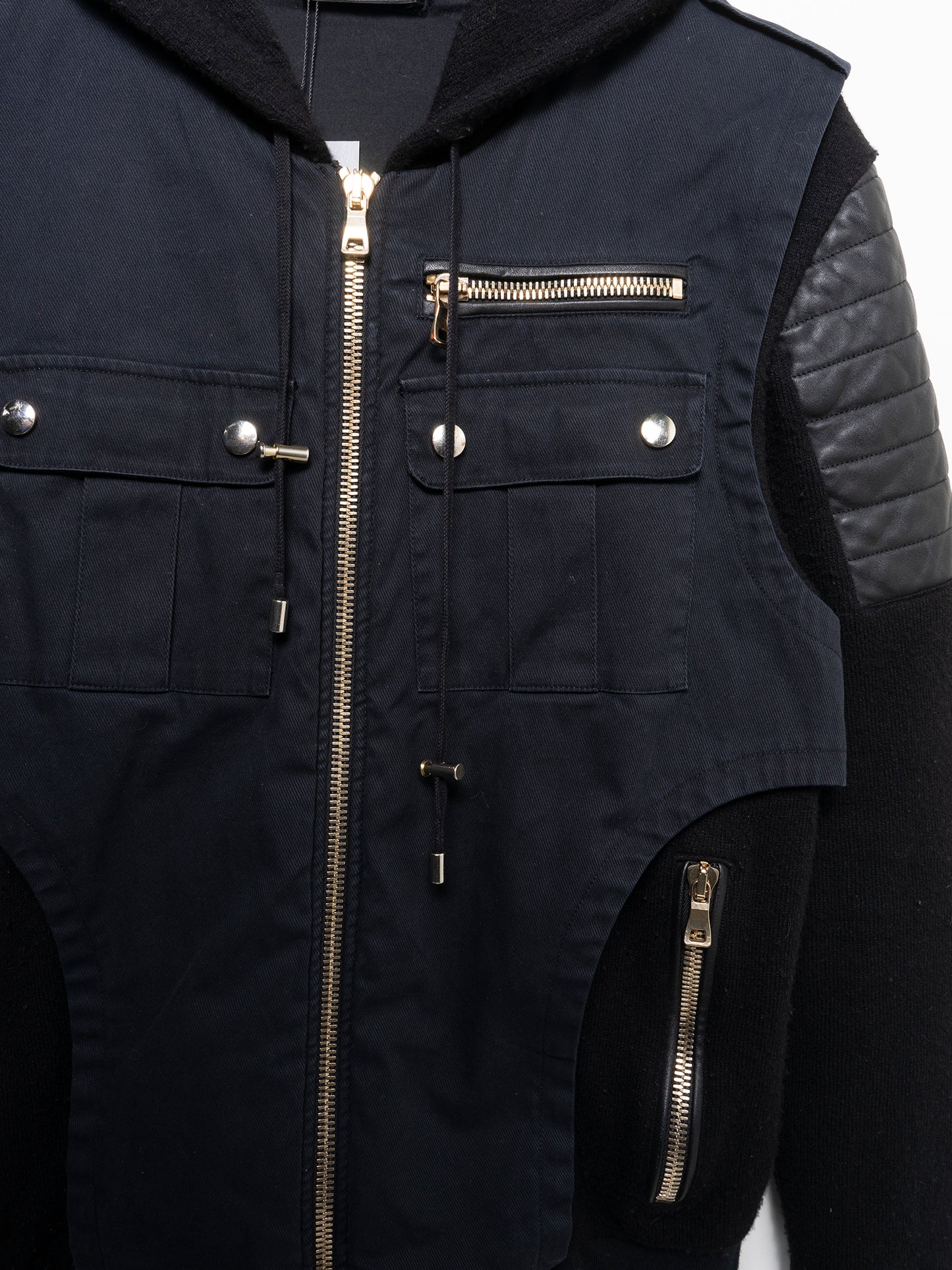 SS10 Layered Cargo Hooded Jacket