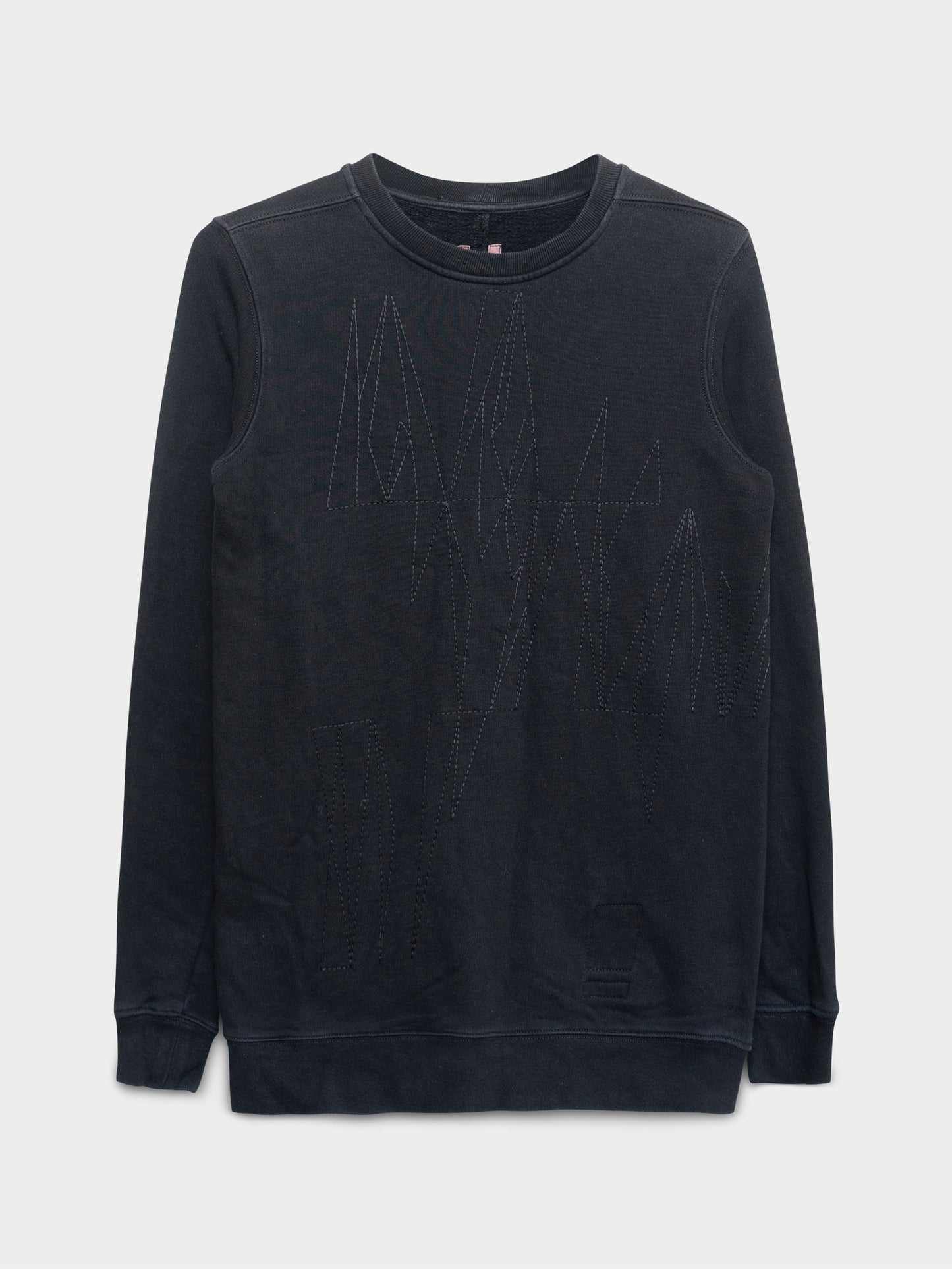 Scribble Embroidered Crewneck