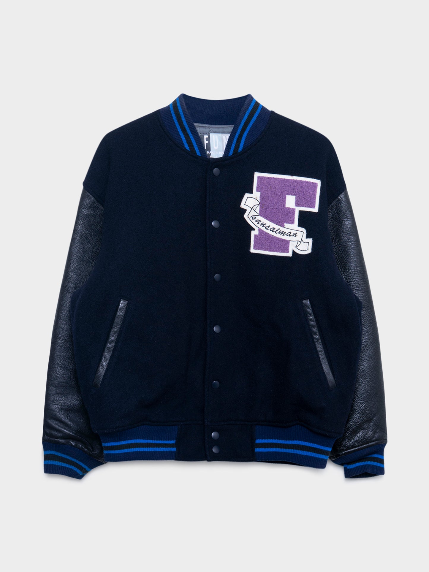Purple Deer Skull Varsity Jacket
