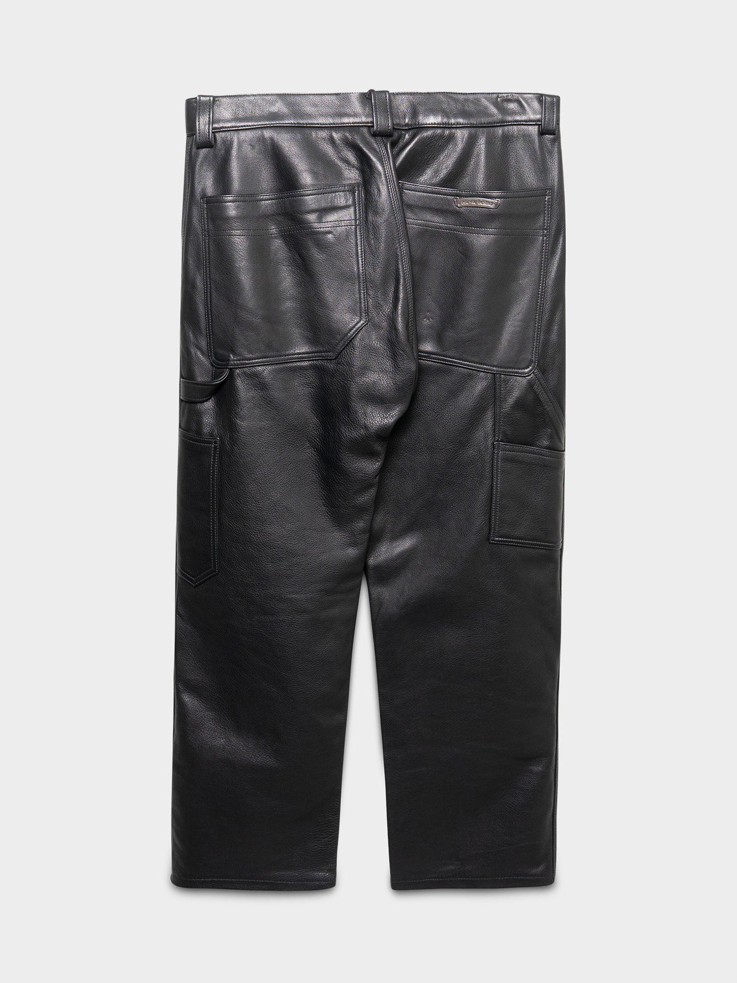 Leather Fleurknee Pants