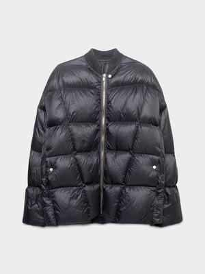 'Strobe' Puffer Bomber Jacket