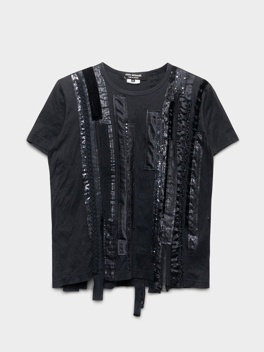 Velour Patchwork T-Shirt