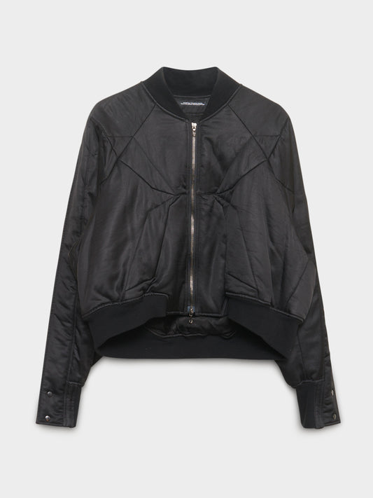 Cropped Panelled Bomber