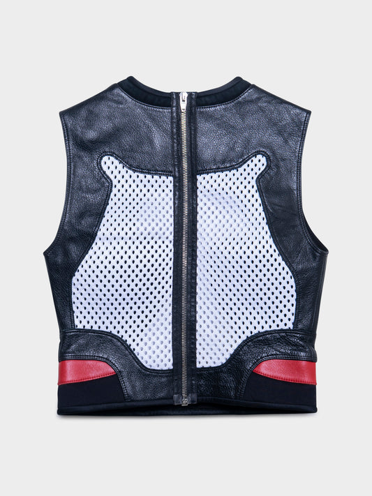 Leather Moto Vest