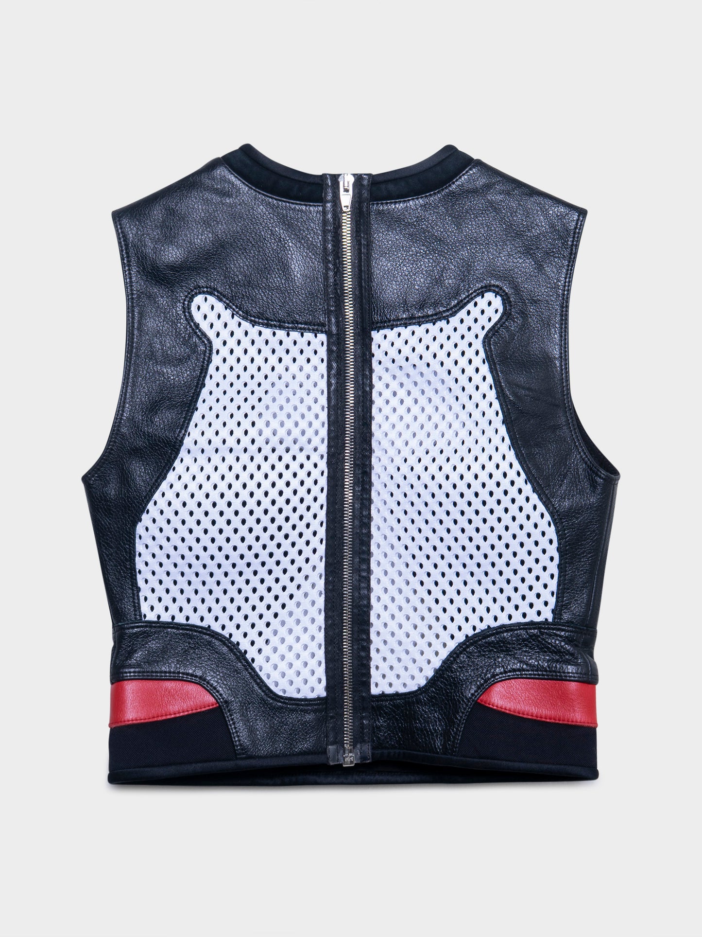 Leather Moto Vest