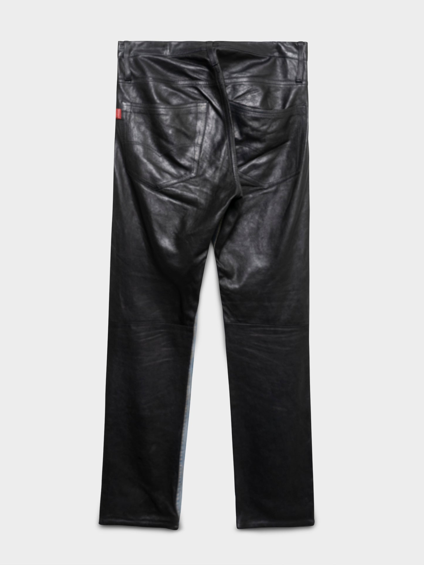 Leather Hybrid Jeans