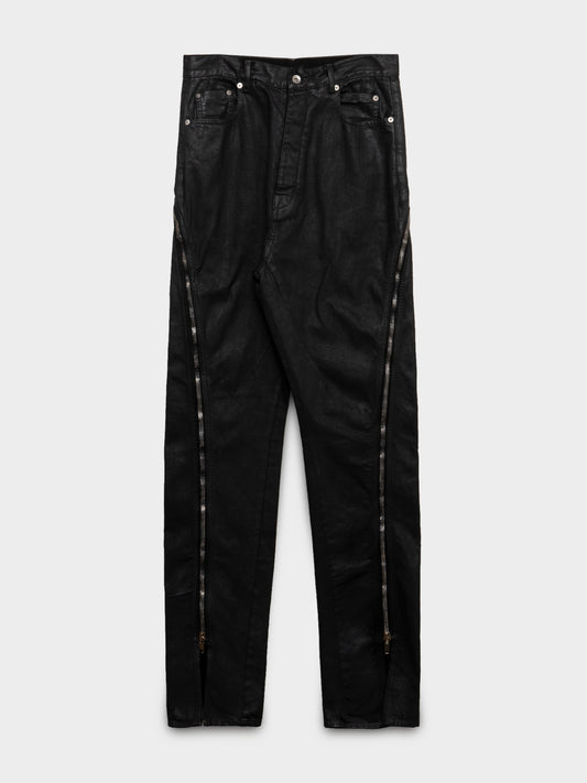'Lido' Waxed Bolan Banana Jeans