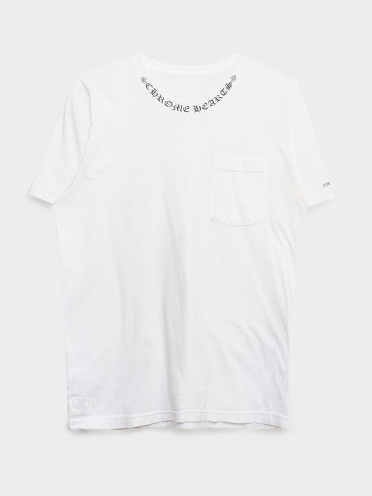 Neck Collar Print T-Shirt