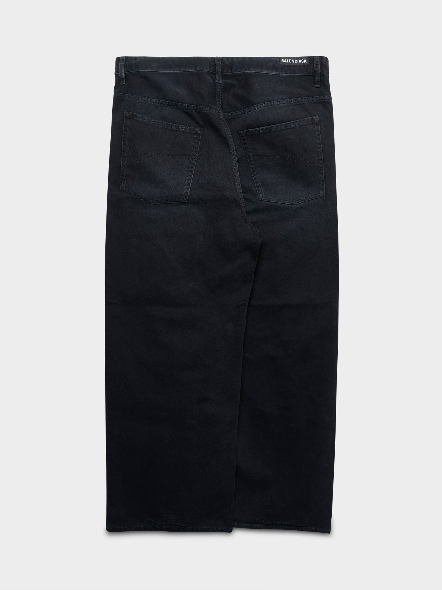 Wide Leg Drawstring Jeans