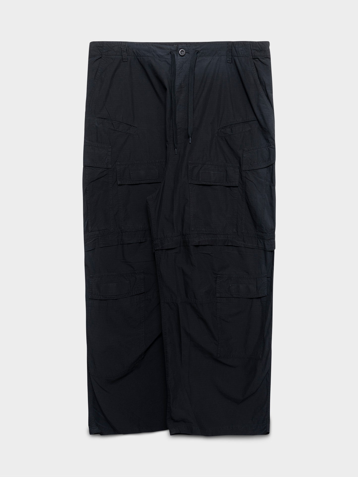 Wide Leg Baggy Ripstop Cargo Pants