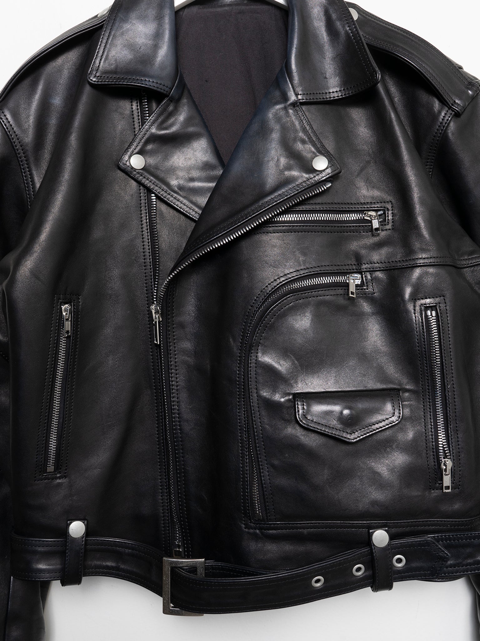 Buy Rick Owens FW24 'Porterville' Cropped Horse Leather Jumbo