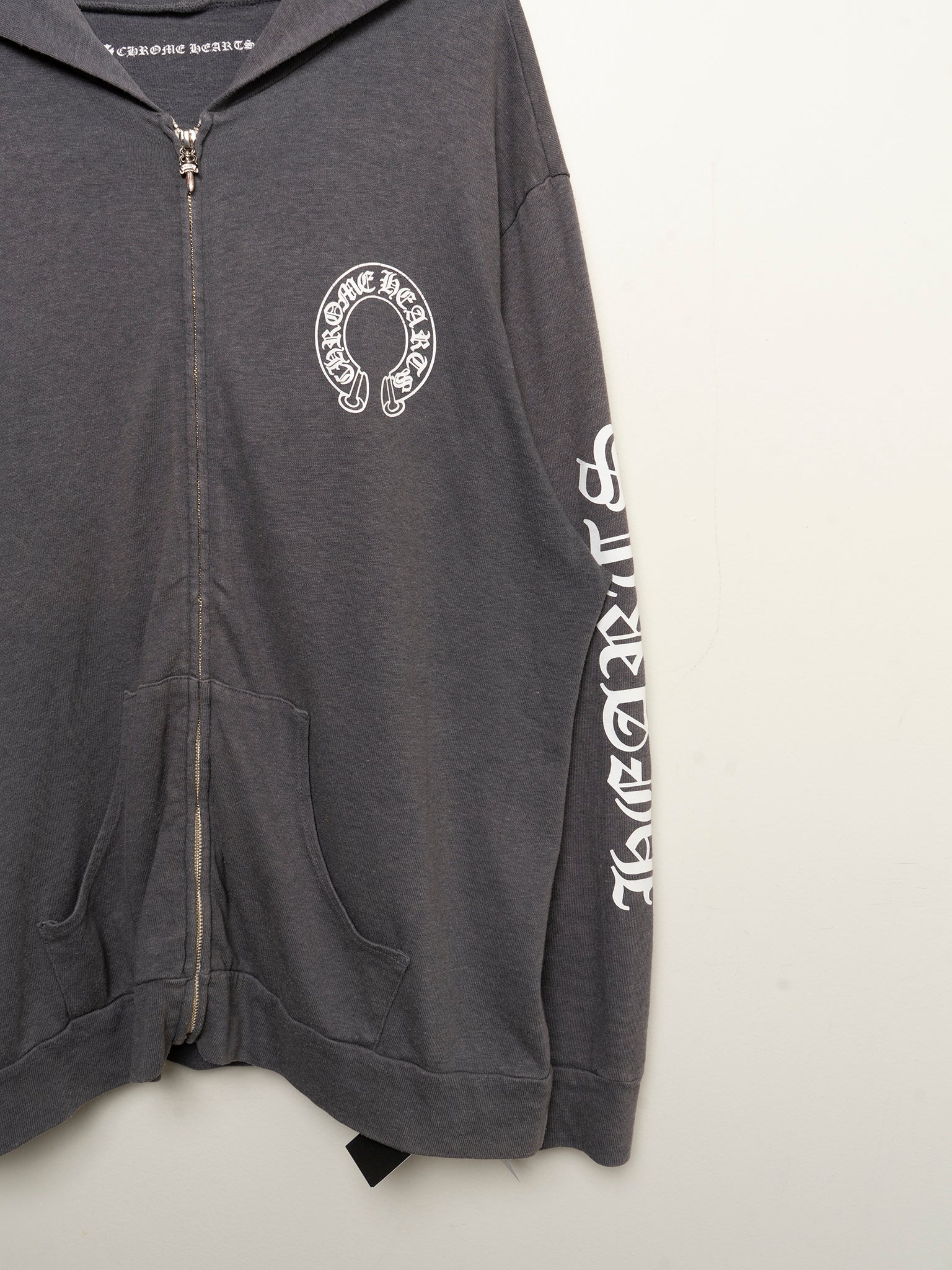 Chrome Hearts: T Bar Zip-Up Hoodie | Groupie