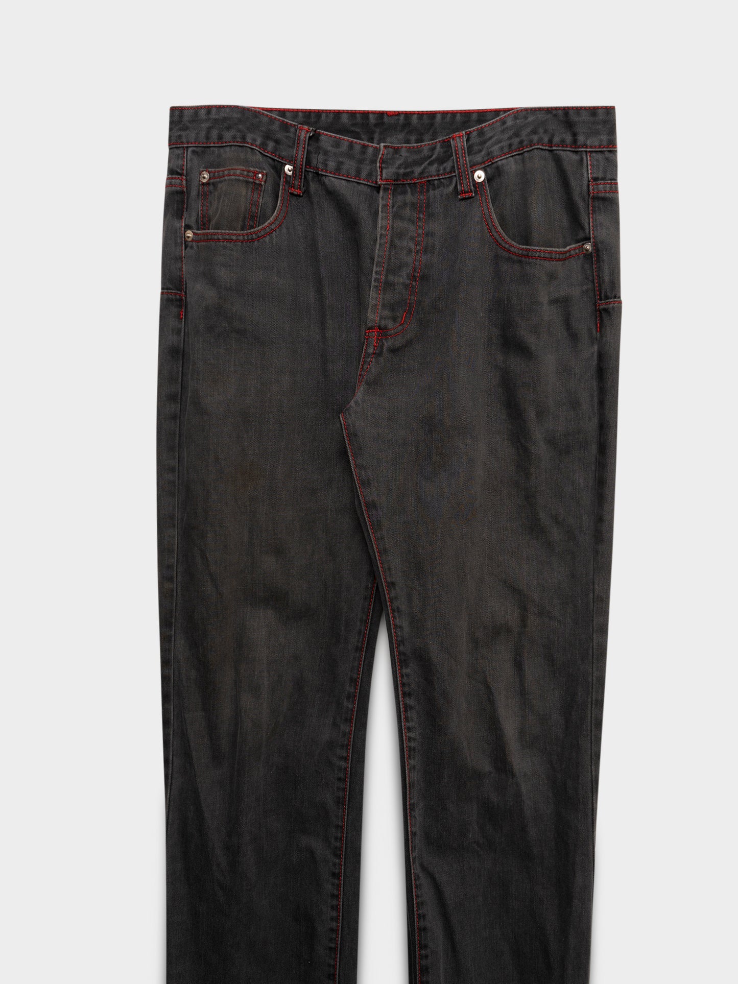 Contrast Stitch Jeans