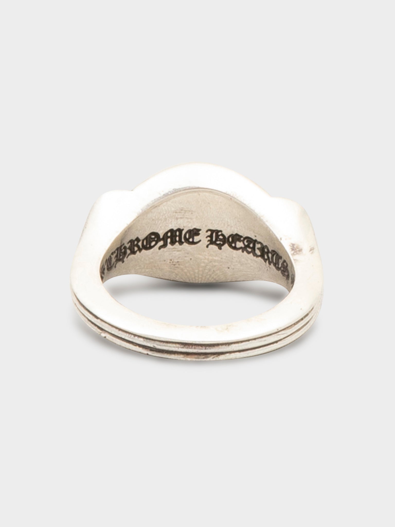 Chrome Hearts: Plus Stamp Ring | Groupie