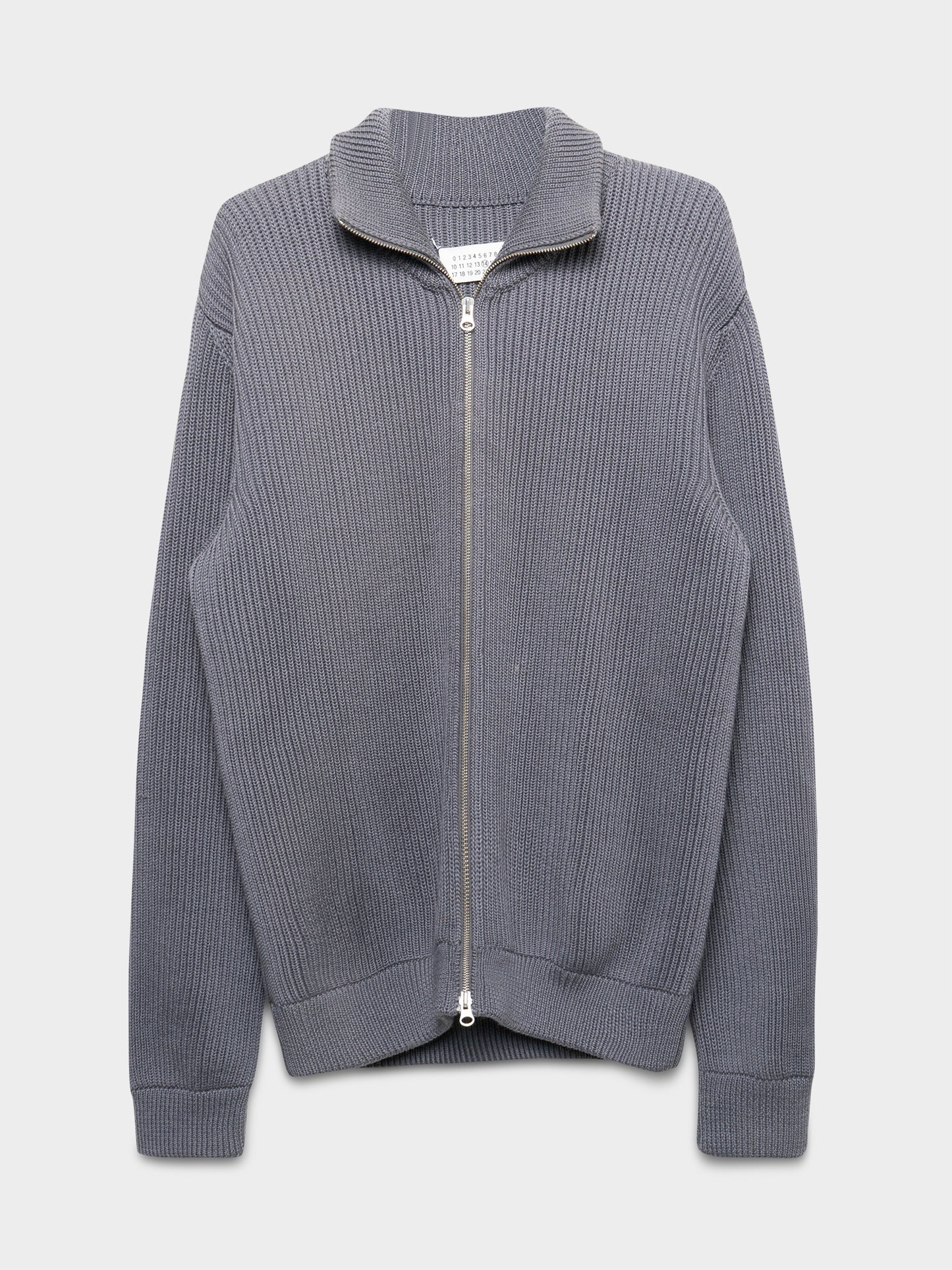 FW08 Ribbed Zip-Up Cardigan