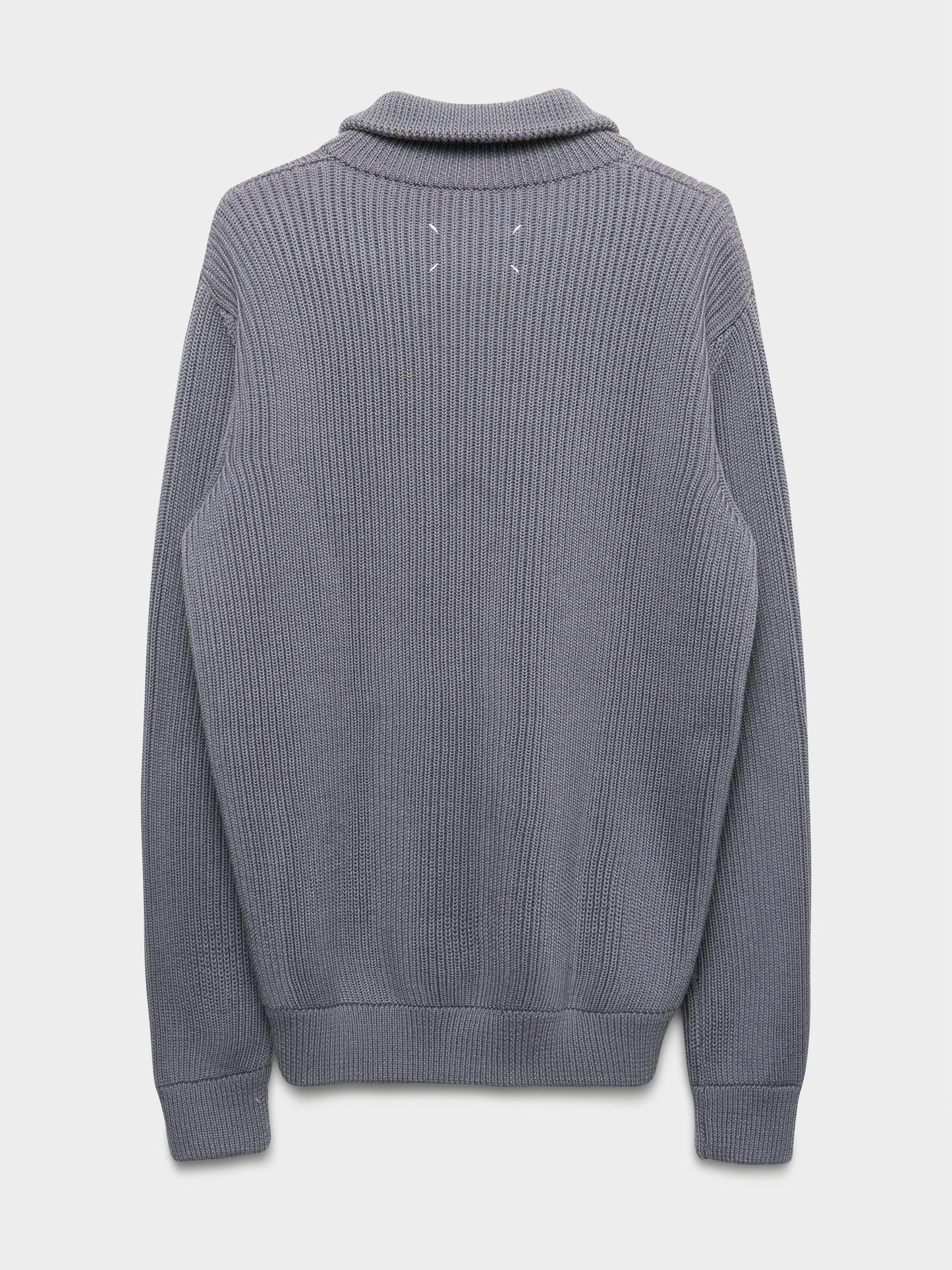 FW08 Ribbed Zip-Up Cardigan