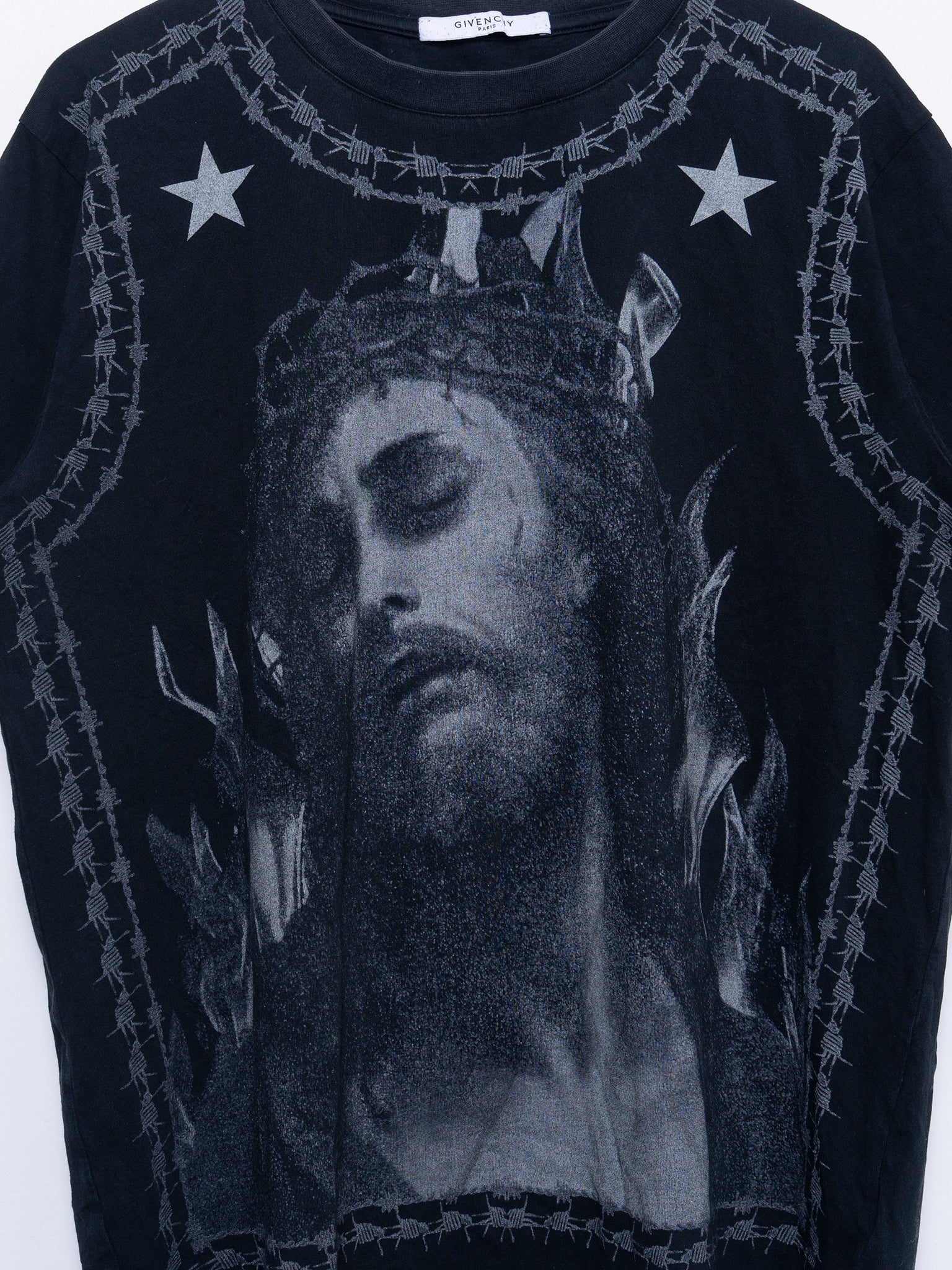 Givenchy: Jesus Crown of Thorns T-shirt | Groupie