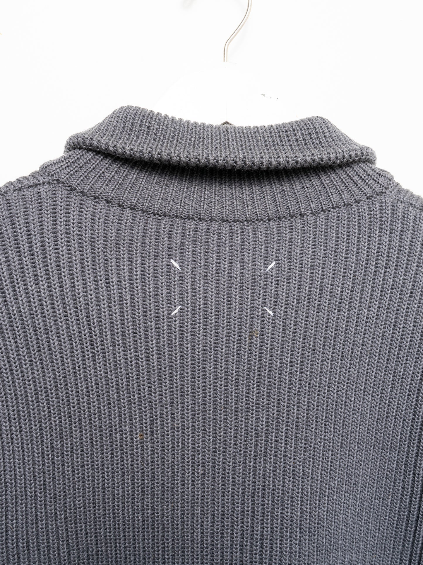 FW08 Ribbed Zip-Up Cardigan