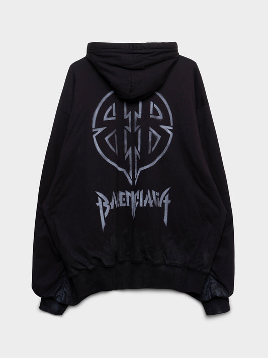 Metal BB Stencil Hooded Bomber