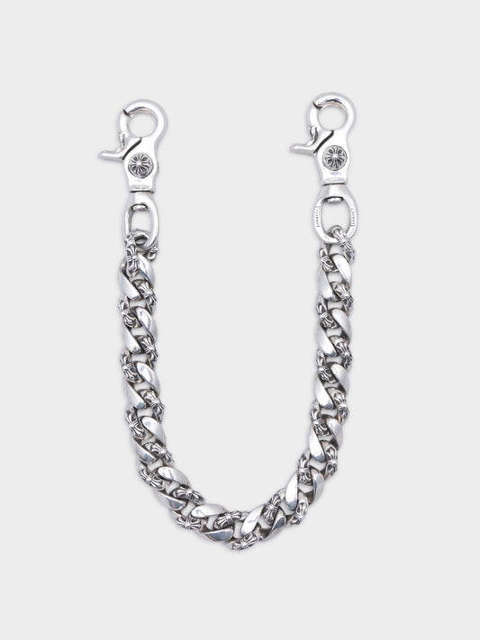 15.5" Double Lobster Fancy Link Wallet Chain
