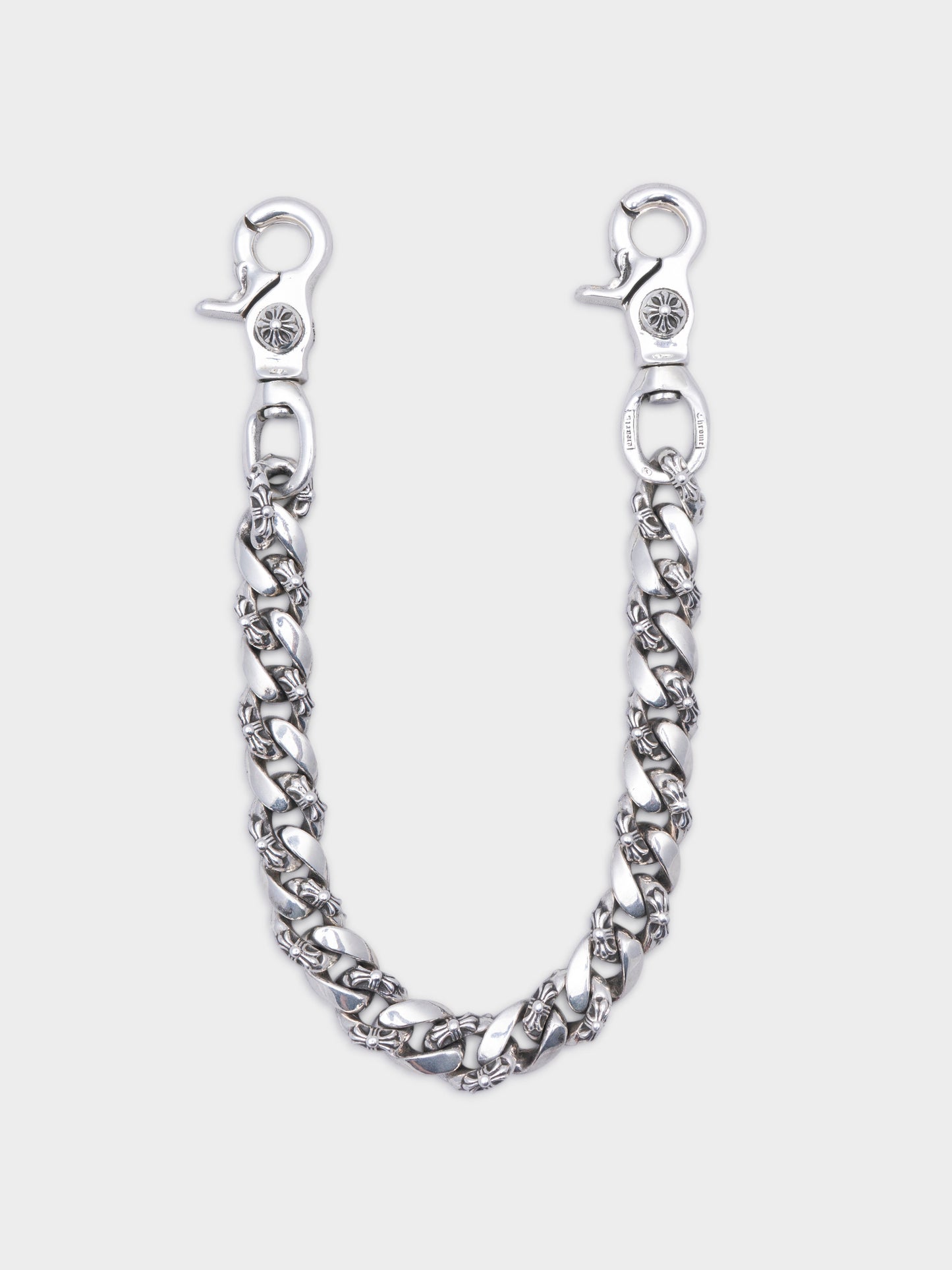 15.5" Double Lobster Fancy Link Wallet Chain