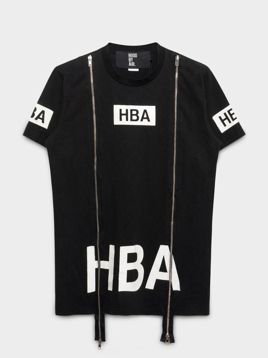 Classic Logo Zipper T-Shirt