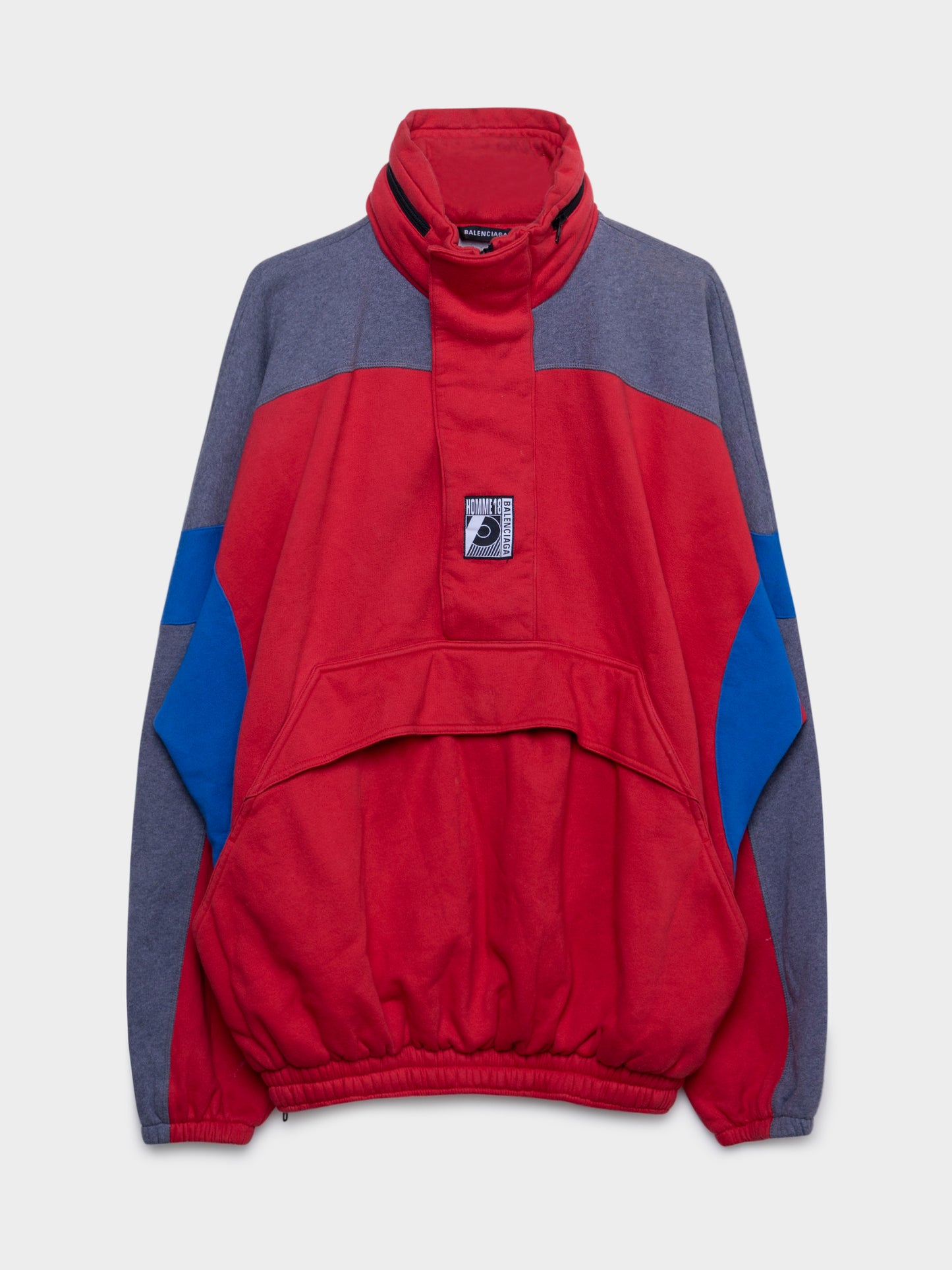 Retro Pullover Warmup Jacket