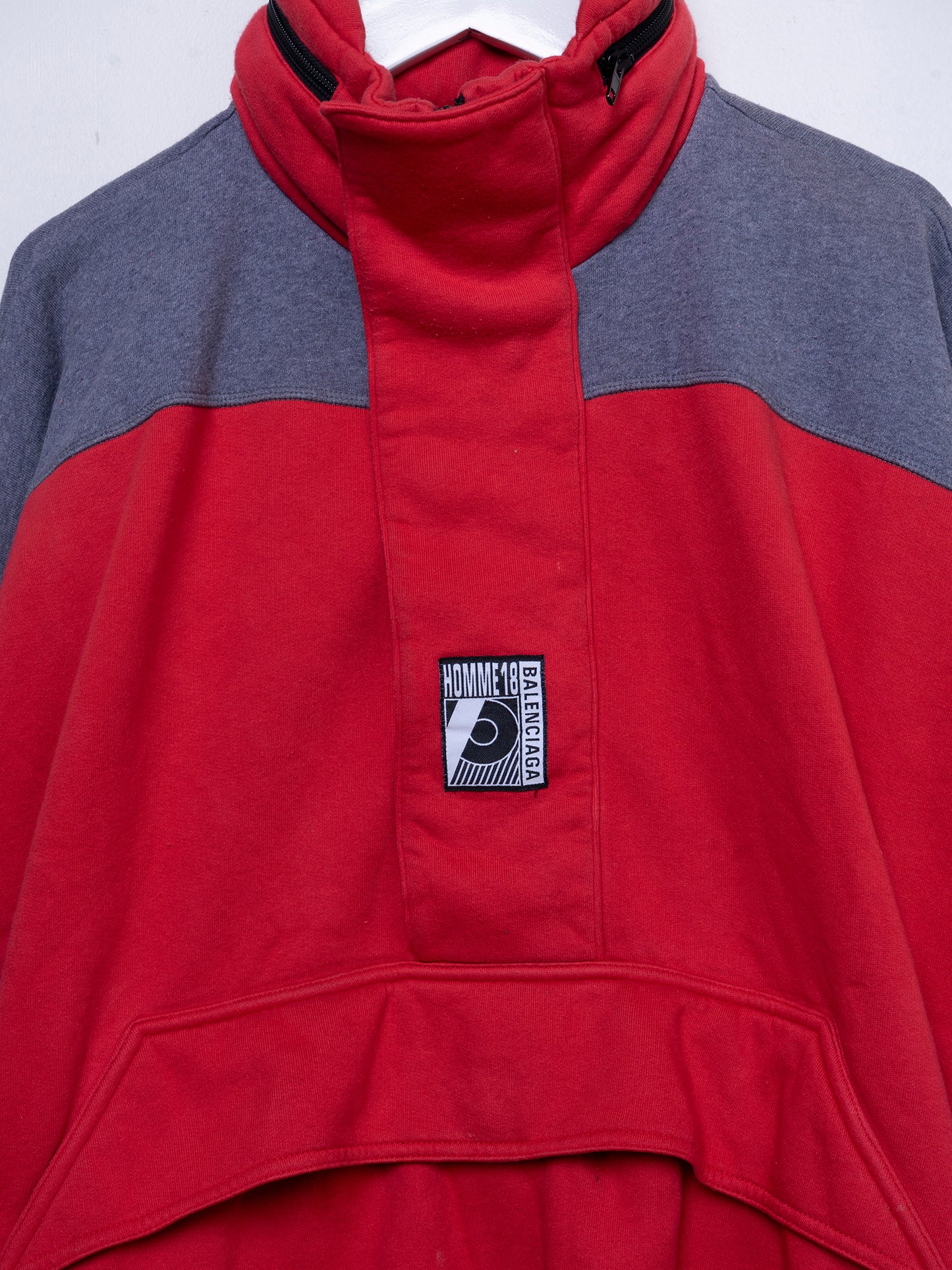 Retro Pullover Warmup Jacket
