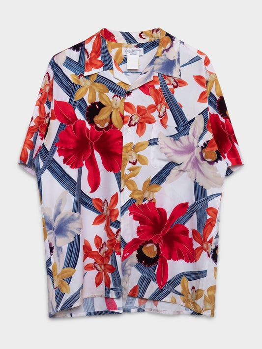 Floral Silk Hawaiian Shirt