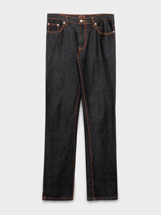 Contrast Stitch Jeans