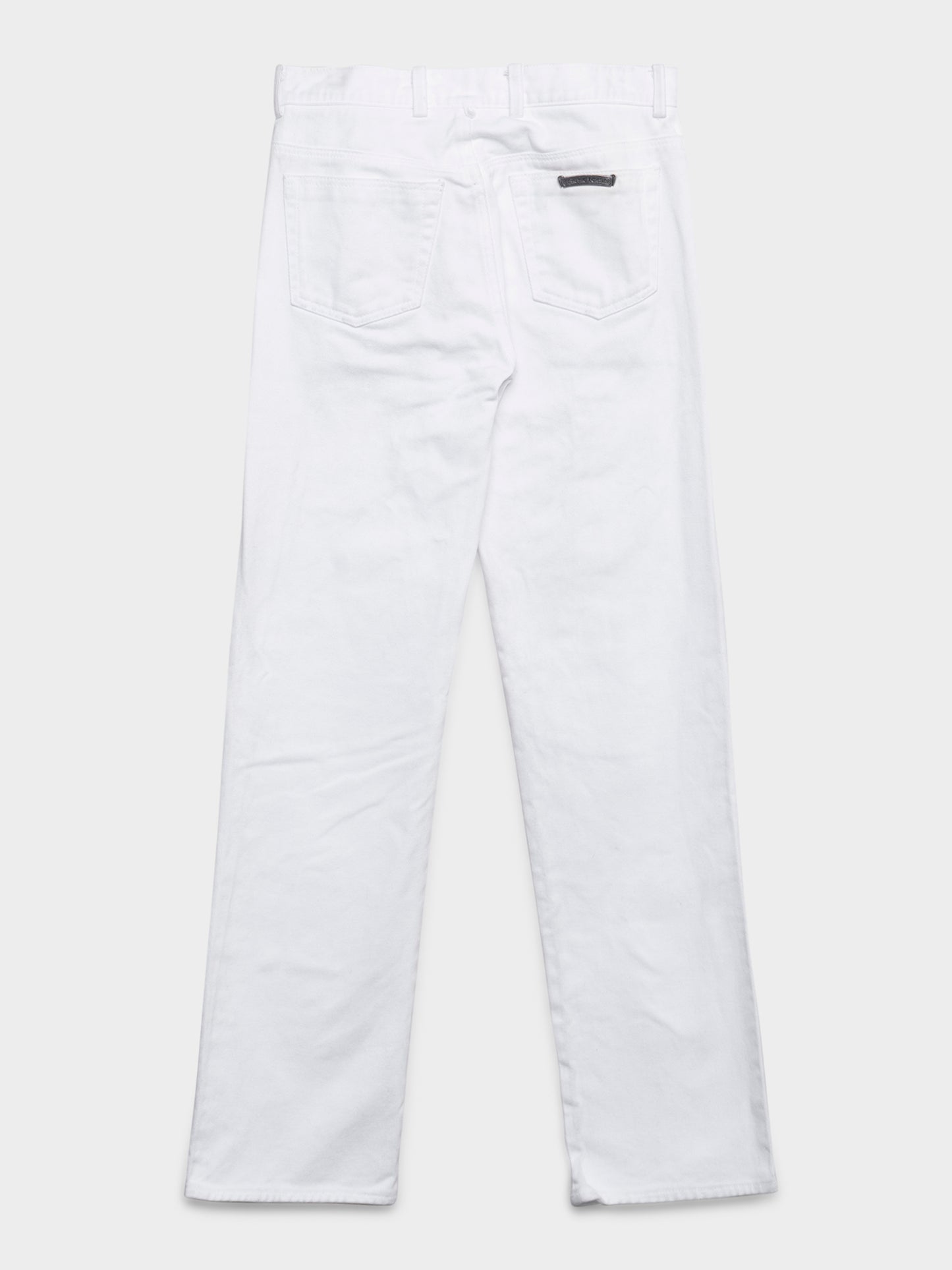 White Fleurknee Jeans