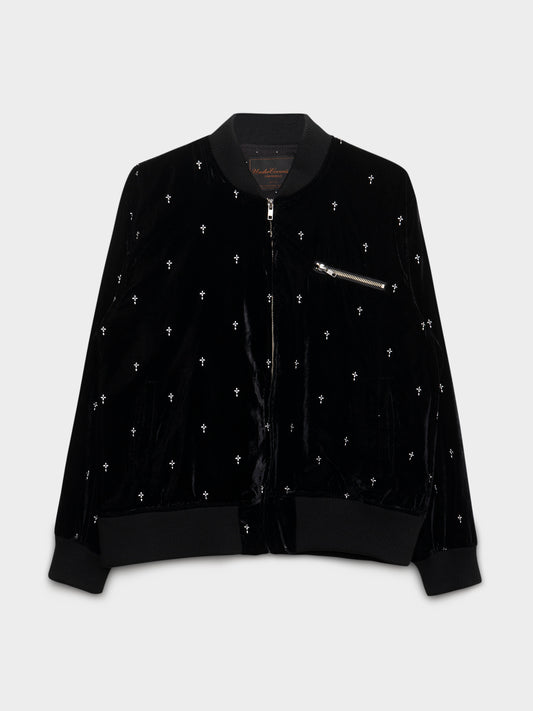 Witch’s Cell Division Velour Cross Jacket