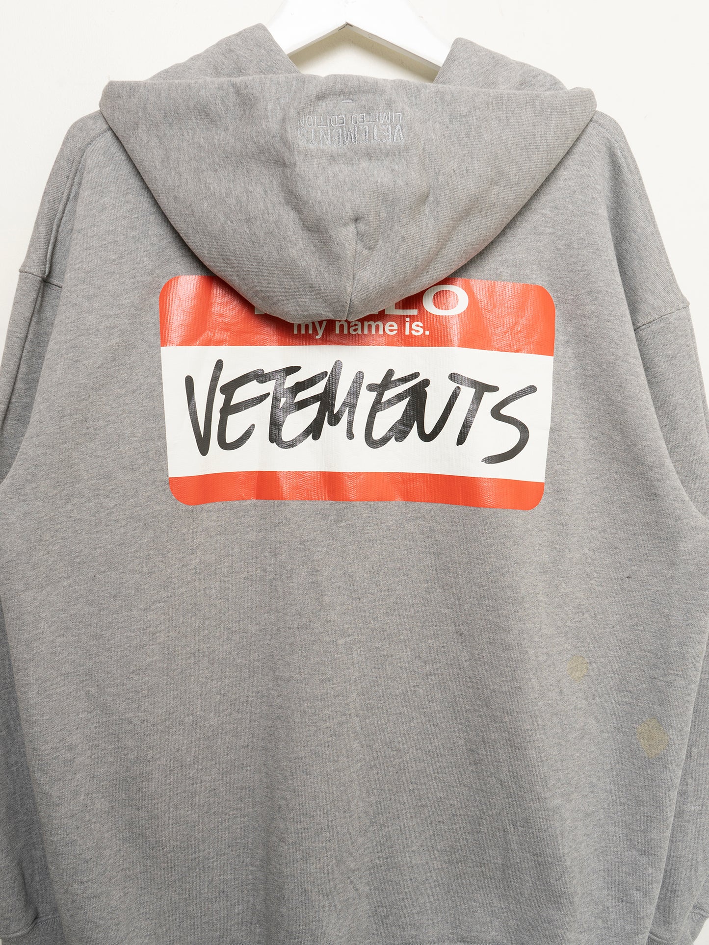 Nametag “Hello, My Name Is” Zip-Up Hoodie