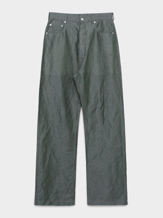 'Edfu' Linen Wide Leg Trousers