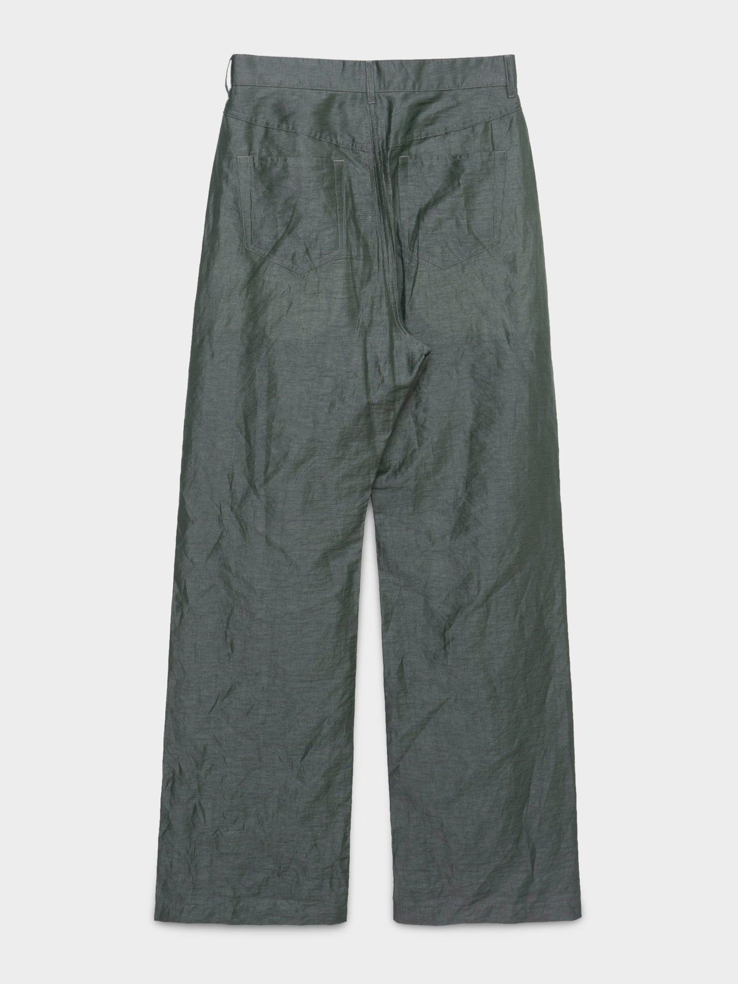 'Edfu' Linen Wide Leg Trousers