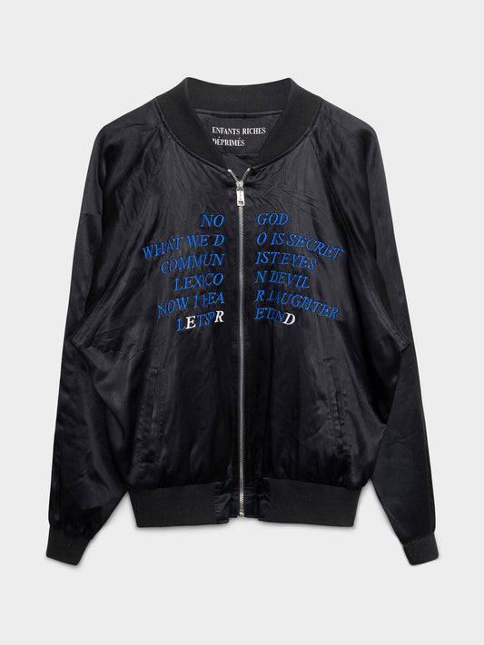 Germs Silk Bomber Jacket