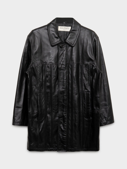 Leather Lambskin Coat