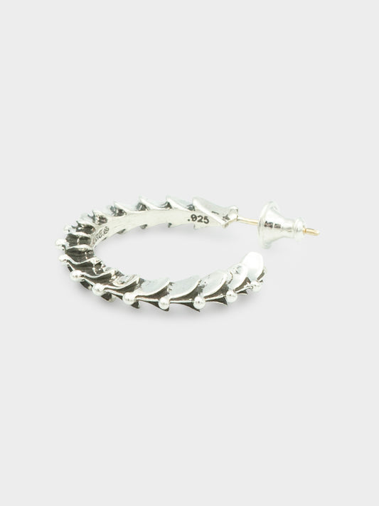 Crosstail Hoop Earring