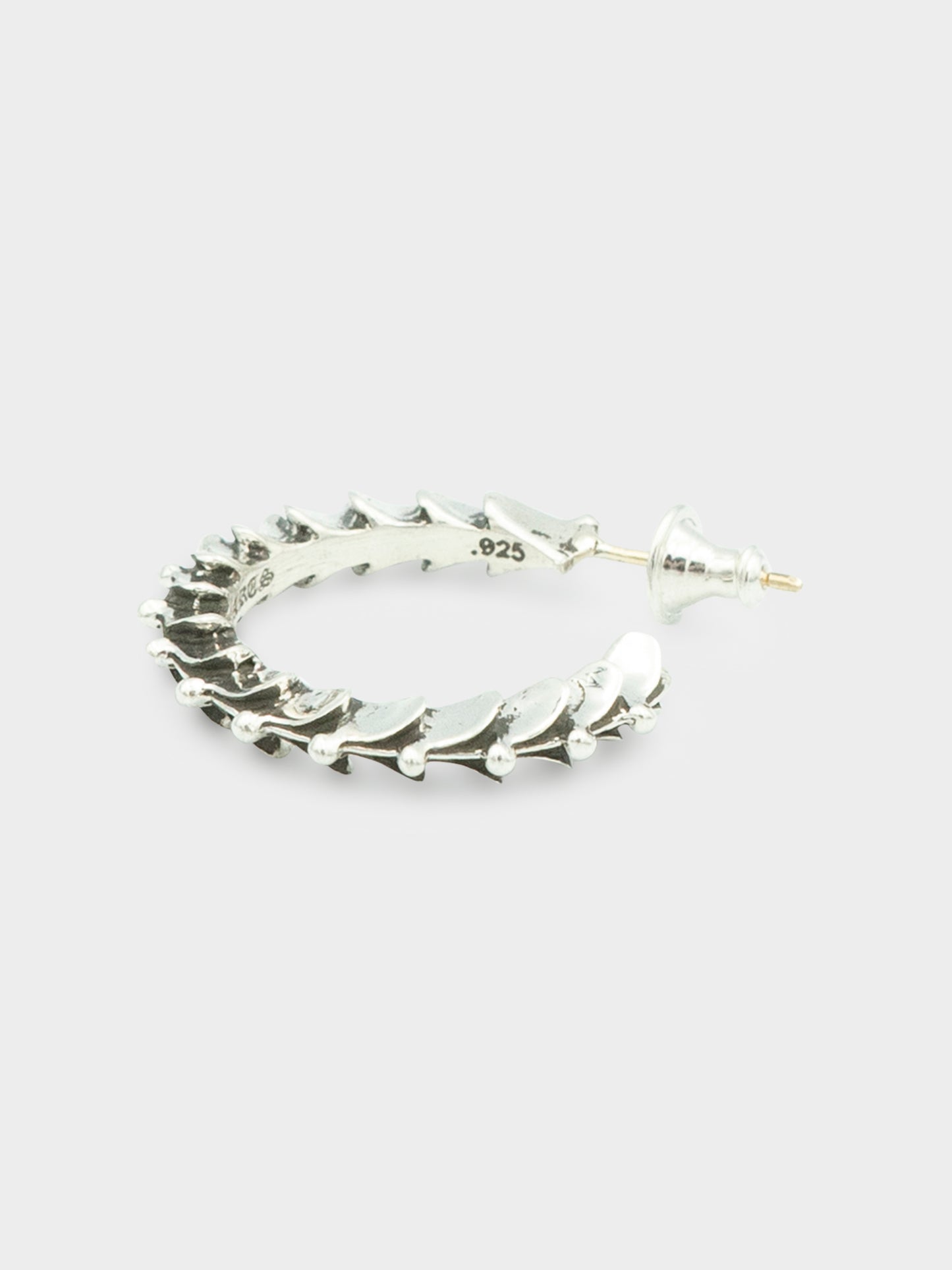 Crosstail Hoop Earring
