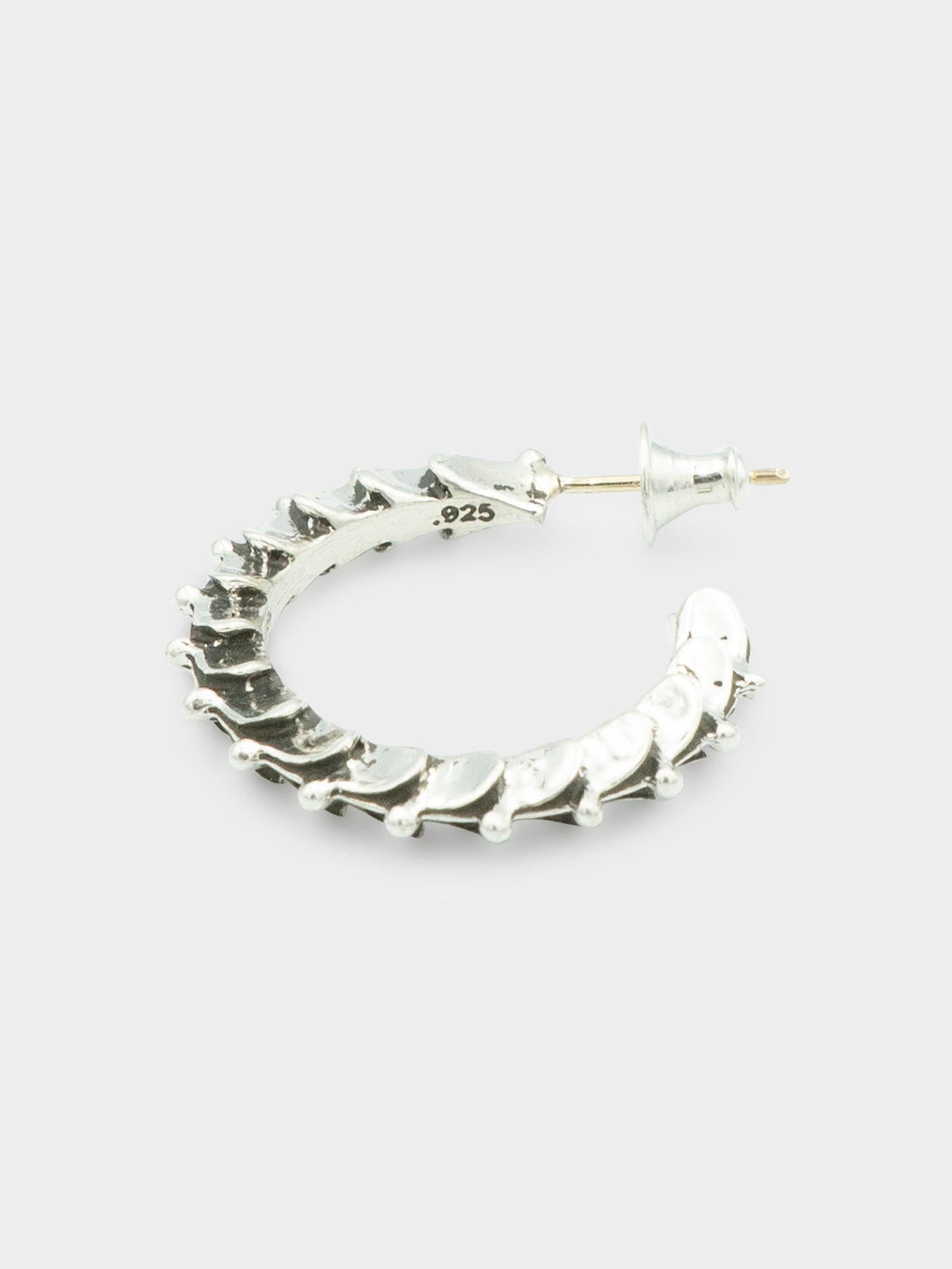 Crosstail Hoop Earring