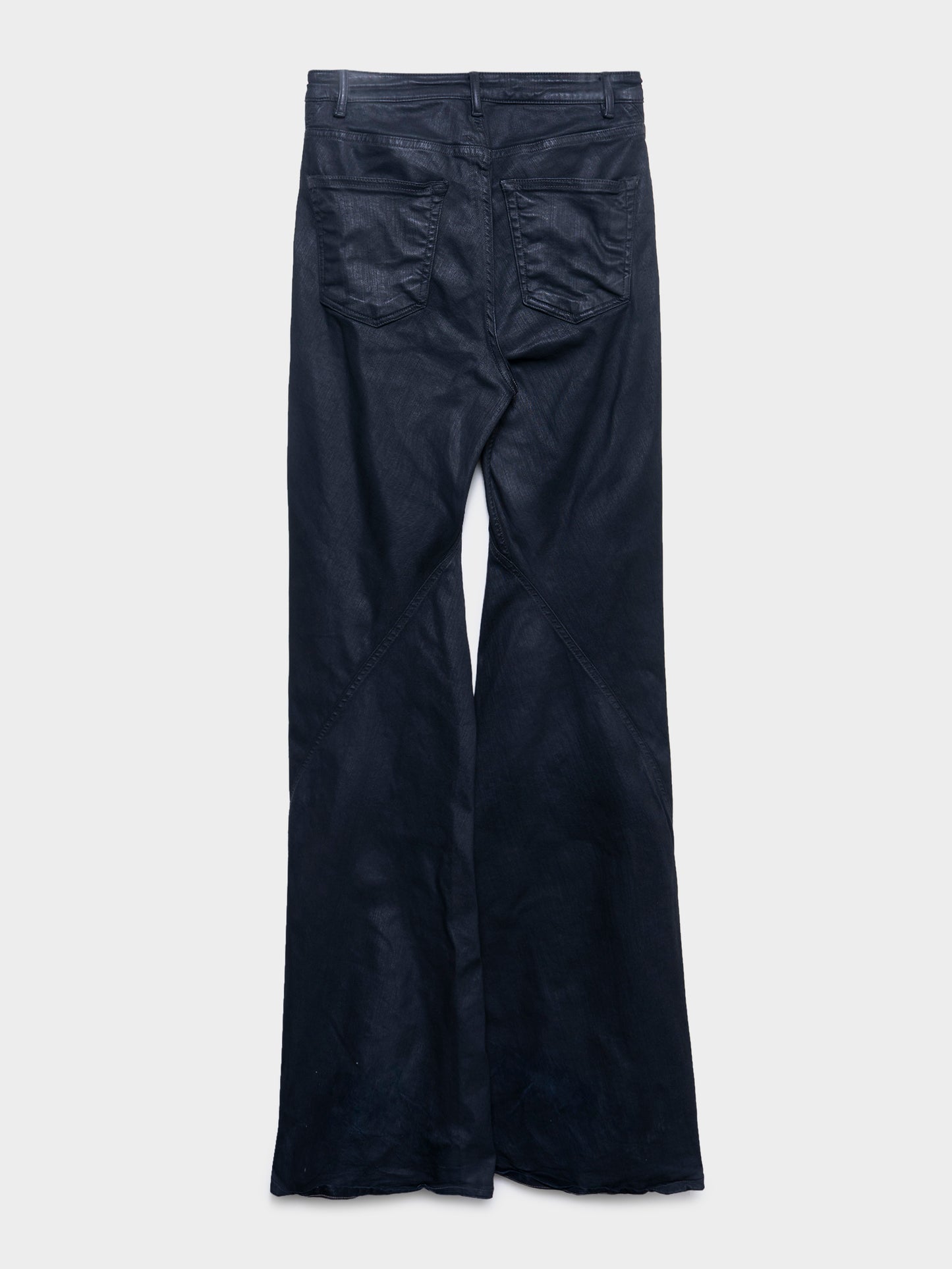 ‘Porterville’ Waxed Bias Bootcut Jeans