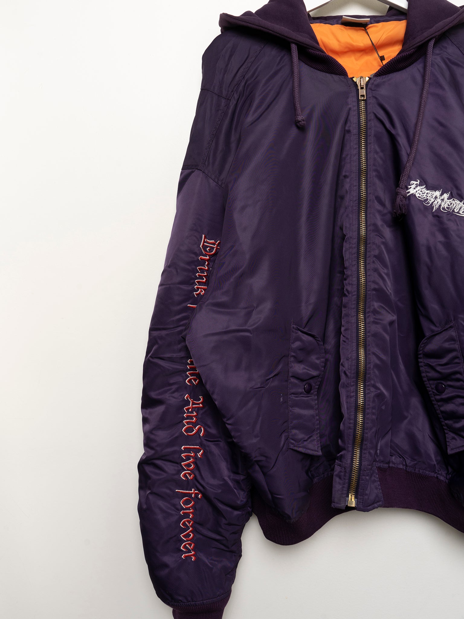 Vetements: Purple TFD Bomber | Groupie