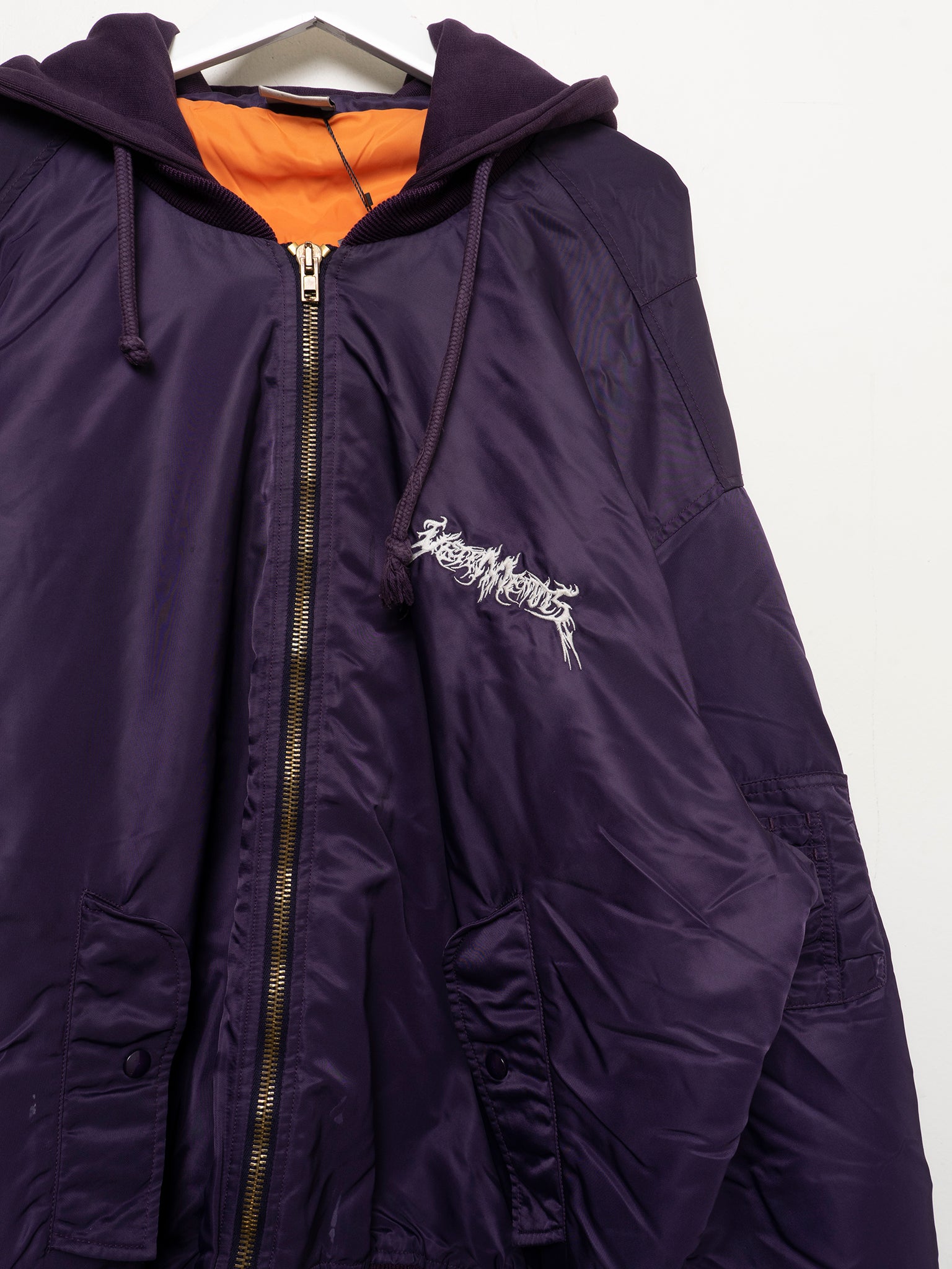 ブルゾン vetements 16aw TFD bomber purple Vetements: Purple TFD Bomber | Groupie