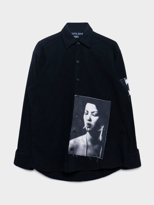 Smoking Woman / Prostitute Patch Jacket