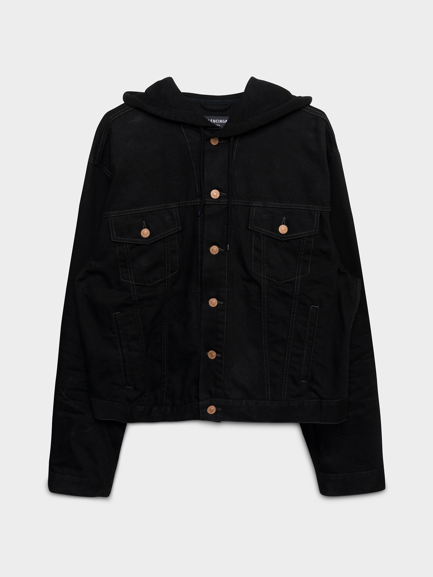 Hooded Denim Jacket