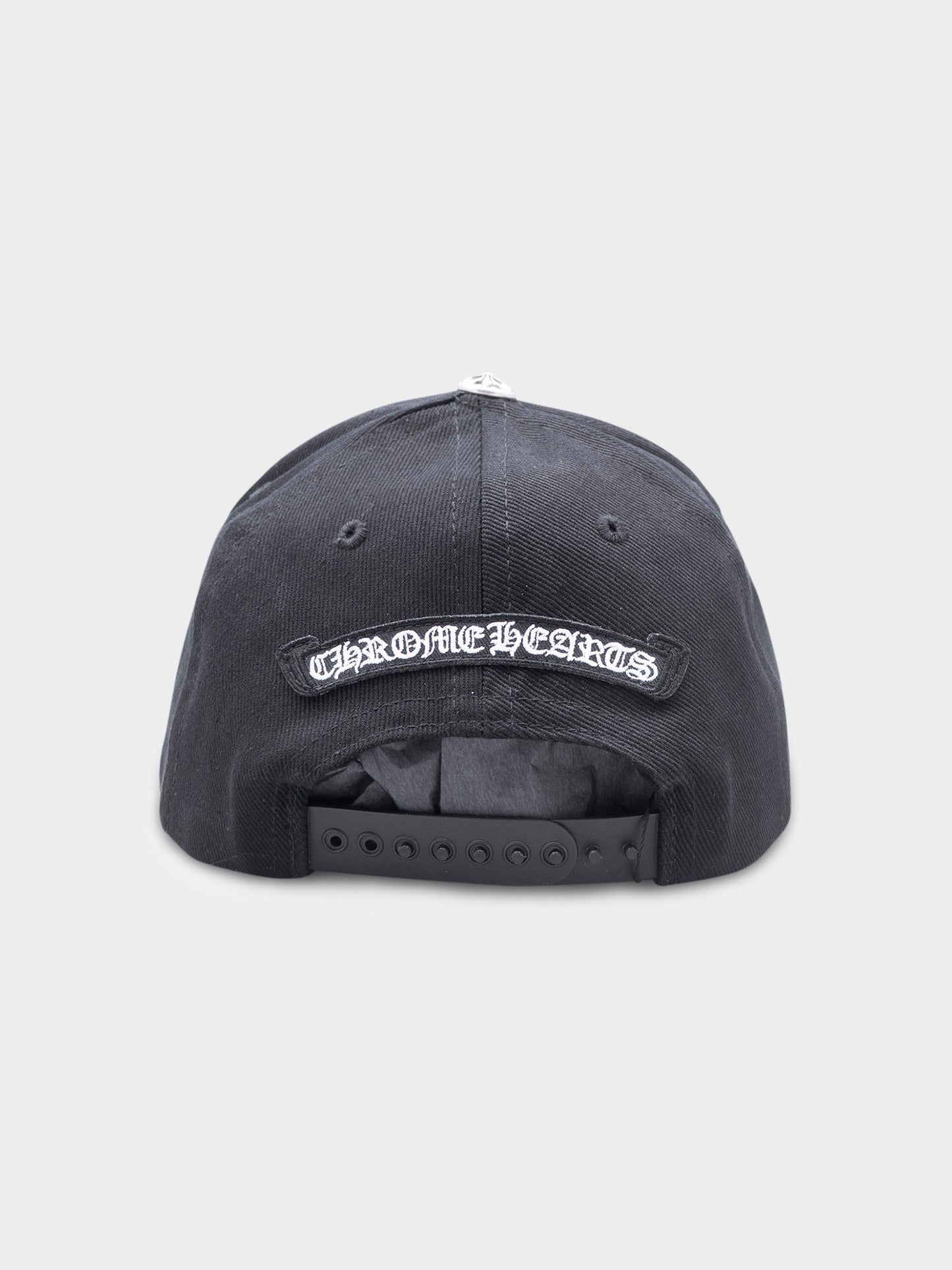 Black on Black Embroidered Cross Hat