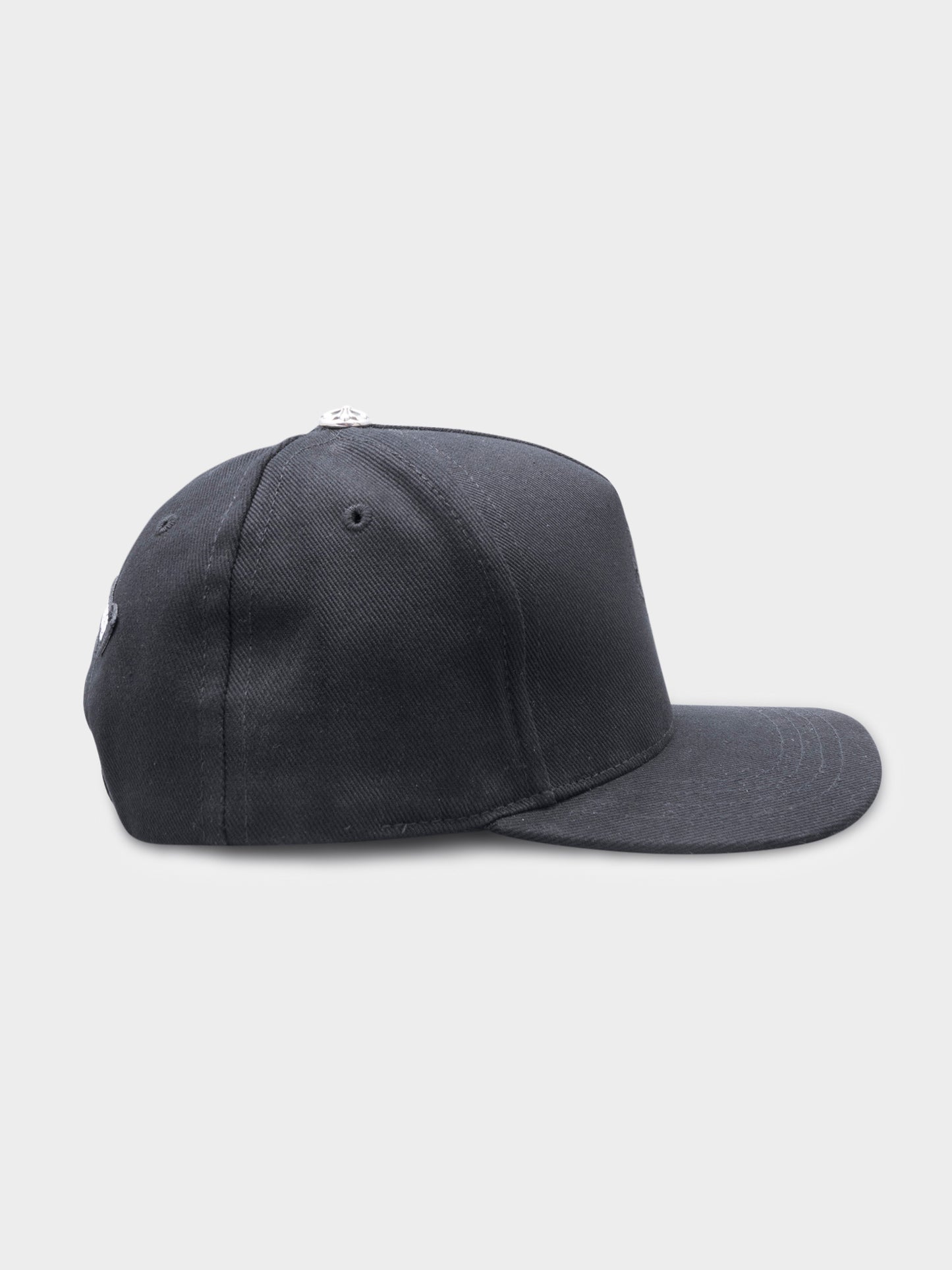 Black on Black Embroidered Cross Hat