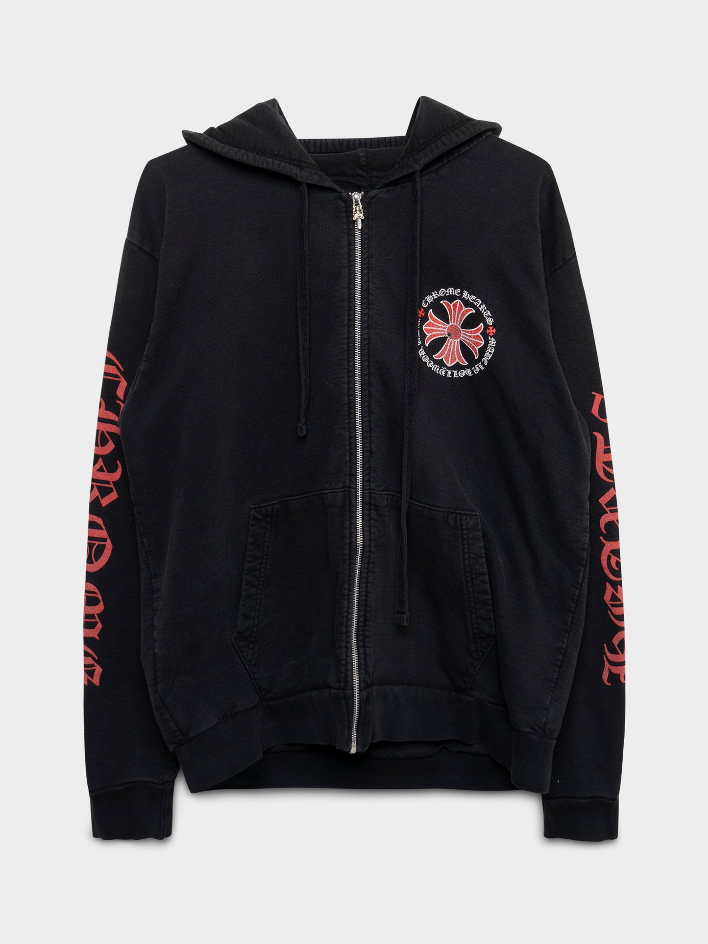 Red Cross Zip-Up Hoodie